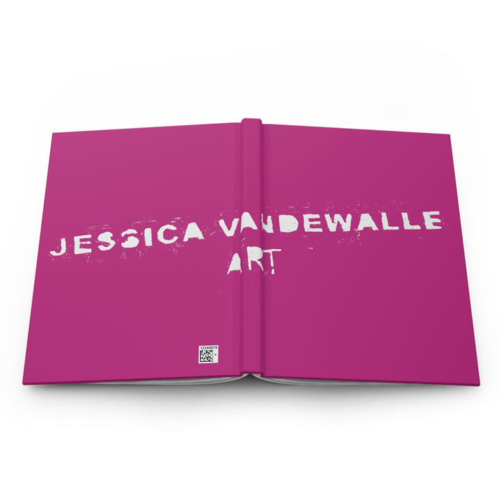 JV Art Hardcover Notebook (pink)